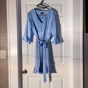 BEBE ELEGANT BABY BLUE DRESS